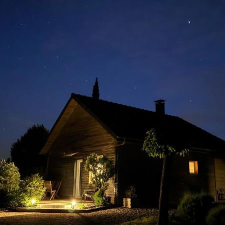 Gite De La Tuillere, Maison Contemporaine En Bois Avec Vue Et Piscine Saint-Aulaire Exterior foto